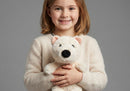 Peluche Peludito en Forma de Oso Blanco