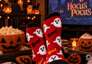 Nuevo-Calcetines fuzzy halloween boo fantasmas naranja