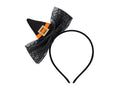 Nuevo-Diadema de halloween con mono y sombrero de bruja negro con naranja