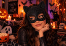 Nuevo-Antifaz Halloween Gato Duro color Negro