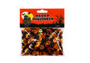 Nuevo-Confetti de calabazas negro y naranja Halloween