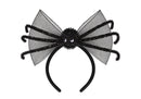 Diadema Halloween con Moño Transparente y Araña Patona