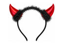 Diadema Halloween Cuernos de Diablito Rojo Metálico