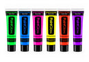 Set de 6 Pinturas Neón para Halloween