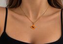 Nuevo-Collar de saga halloween sombrero de bruja