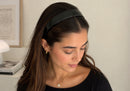 Diadema Gruesa Lisa Negra