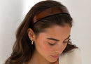 Diadema Gruesa Lisa Cafe