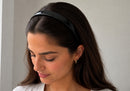 Diadema Delgada Lisa Negra
