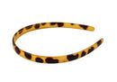 Diadama Delgada Animal Print Amarilla