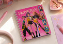 Libreta K Pop Guerreras con Separadores (Variedad de Diseños)