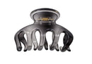 Pinza para Cabello en Forma de Pulpo color Gris Oscuro Traslucido 9cm