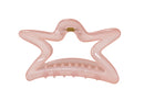 Pinza para Cabello en Forma de Estrella Rosa 11cm