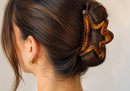 Pinza para Cabello en Forma de Estrella Carey 11cm