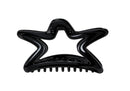 Pinza para Cabello en Forma de Estrella Negra 11cm