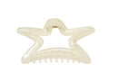 Pinza para Cabello en Forma de Estrella Gris Claro 11cm