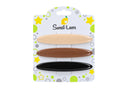 Set de 3 Broches Ovalados Neutros Lisos