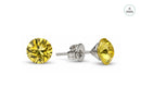 Arete de Poste con Cristal SWAROVSKI Jonquil 6 mm