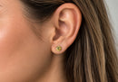 Arete de Poste con Cristal SWAROVSKI Jonquil 6 mm
