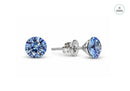 Arete de Poste con Cristal SWAROVSKI Light Sapphire 6 mm
