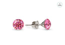 Arete de Poste con Cristal SWAROVSKI Rose 6 mm