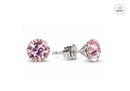 Arete de Poste con Cristal SWAROVSKI Light Rose 10 mm