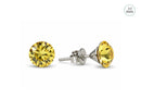 Arete de Poste con Cristal SWAROVSKI Jonquil 10 mm
