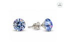 Arete de Poste con Cristal SWAROVSKI Light Sapphire 10 mm