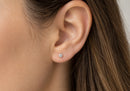 Arete de Poste con Cristal SWAROVSKI Crystal 4 mm