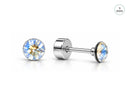 Arete de Poste con Cristal SWAROVSKI Crystal AB 4 mm