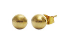Arete Acero Inoxidable Dorado Esfera 6 mm