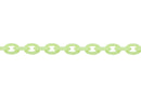 Cadena de acrílico color verde limón eslabón de 9x5mm