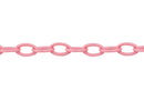 Cadena de acrílico color coral eslabón de 9x13mm