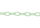 Cadena de acrilico color verde limon eslabon de 9x13mm