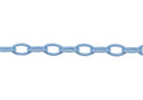 Cadena de acrilico color azul eslabon de 9x13mm