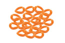 Eslabón de acrílico de 17*23mm color naranja