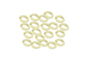 Eslabón de caucho Efecto Mate color Amarillo