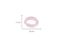 Eslabón de Acrílico Efecto Mármol color light pink