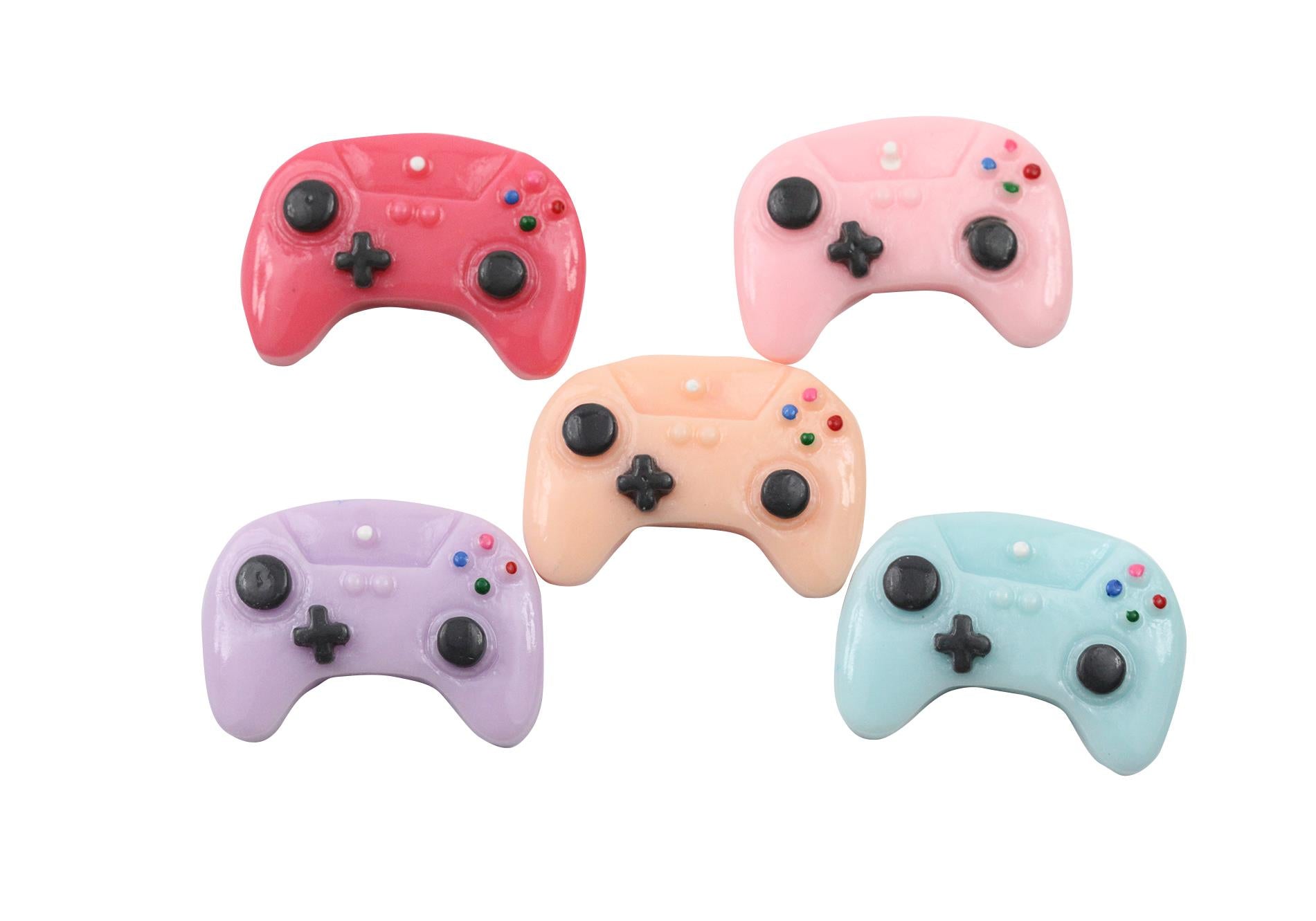 Figura Acrílico Control Gamer /rosa pastel/ menta/ rosa/lila/naranja