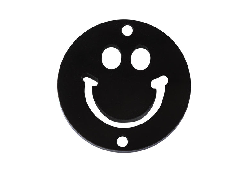 Separador Acrílico Negro Emoji Cara Feliz