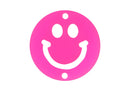 Separador Acrilico Fucsia Emoji Cara Feliz