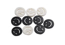 Dijes Caritas Felices 20 mm Colores Neutros
