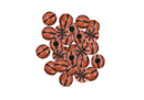 Cuentas Acrílico Deportes Pelota de Basquetbol de Color Café / Negro