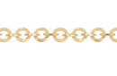 Cadena Fierro Redonda Dorada 9 mm