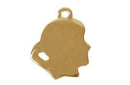 Charm Saga Dorado Perfil Nina 19x19 mm
