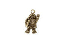 Dije Pewter Santa Claus 13 x 22 mm Oro Viejo Navidad