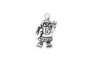 Dije Pewter Santa Claus 13 x 22 mm Plateado Navidad