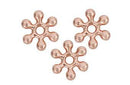 Separador Pewter Estrella 6 Puntas 7 mm Dorado Rose