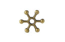 Separador Pewter Estrella 11 mm Oro Viejo