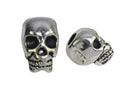 Separador Pewter Plateado Calavera 12x11 mm