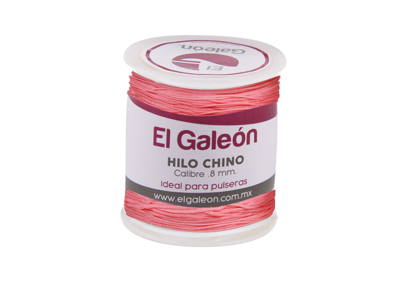 Hilo Chino 0.8 mm color Rosa Fuerte 